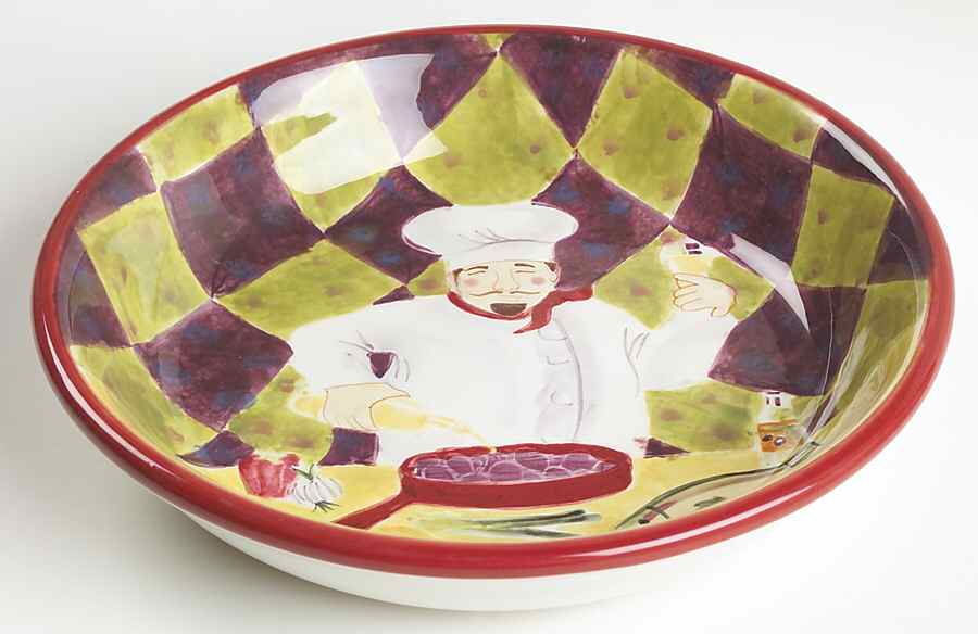 Chef Collection 9" Individual Pasta Bowl by Certified International-1