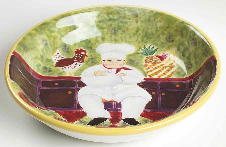 Chef Collection 9" Individual Pasta Bowl by Certified International-1