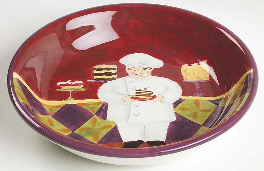 Chef Collection 9" Individual Pasta Bowl by Certified International-1