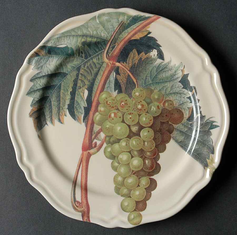 Vintage Grapes Salad Plate by Certified International-1