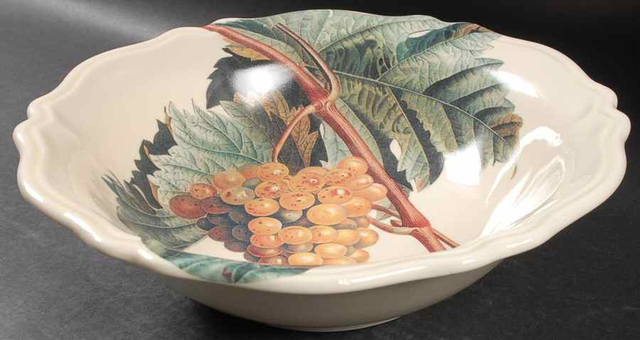 Vintage Grapes 11" Round Vegetable Bowl by Certified International-1