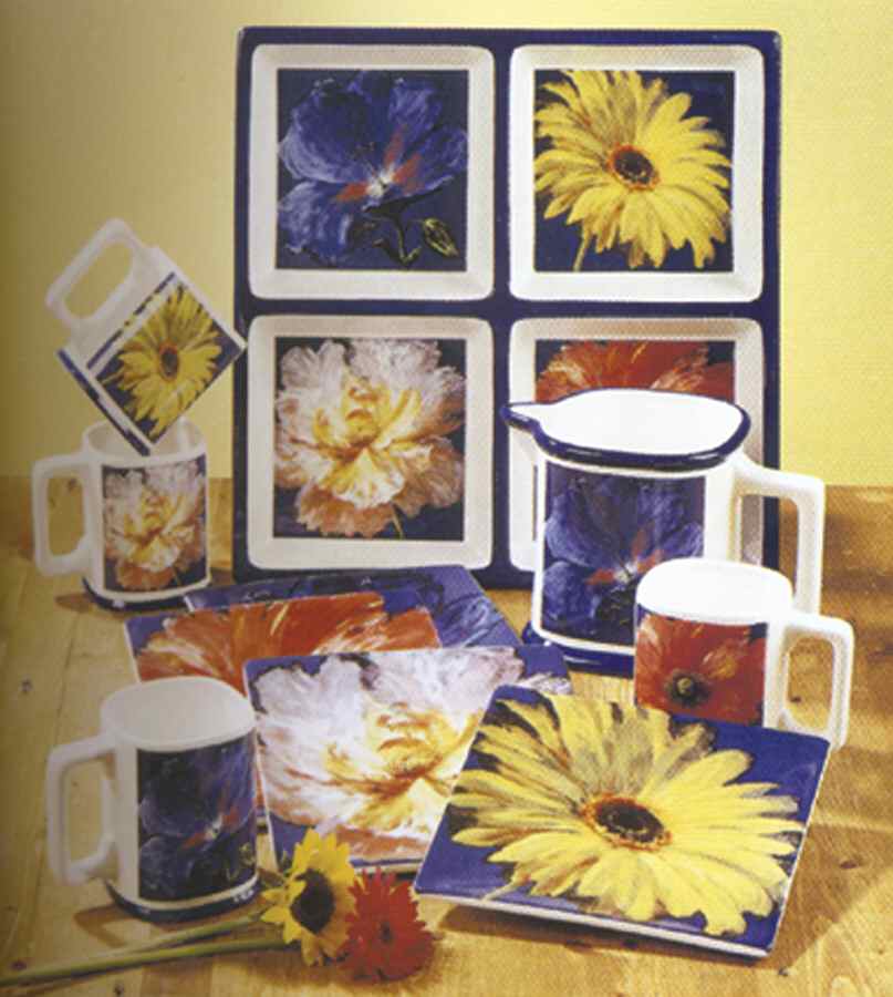 Chelsea Divided 4-Part Square Platter by Certified International-1