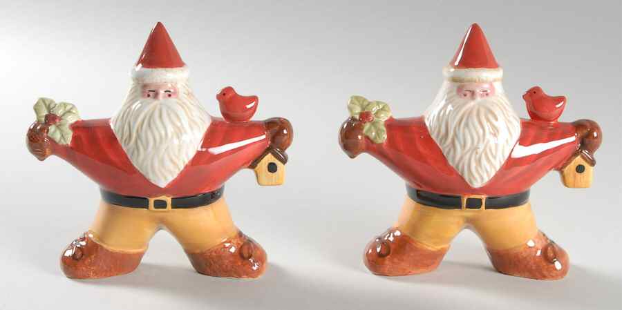 Star Santa Figural Salt & Pepper Set by Certified International-1