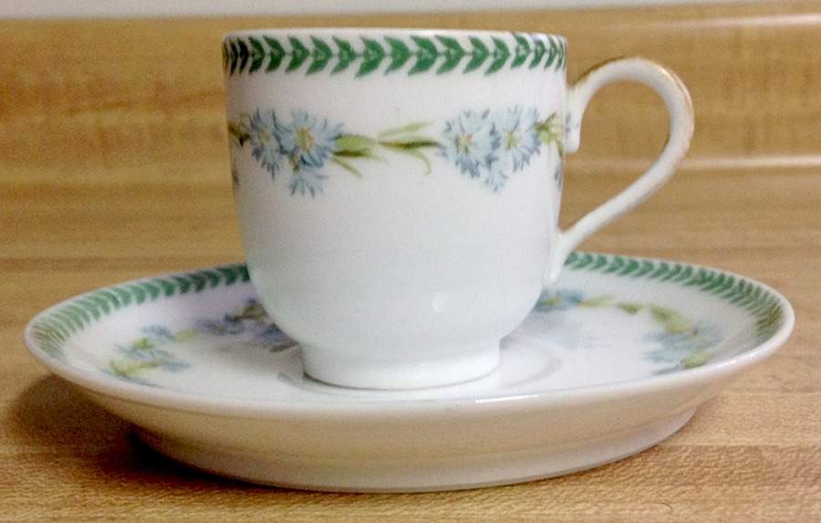 CMT72 Footed Cup & Saucer Set by Charles Martin-1