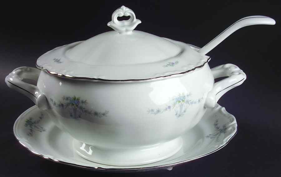 CHZ20 Tureen & Lid w/Ladle & Underplate by Chodziez-Poland-1