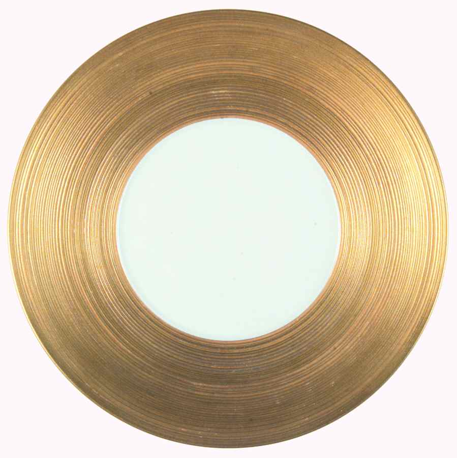 Aile or (Gold) Bread & Butter Plate by Jean Louis Coquet-1