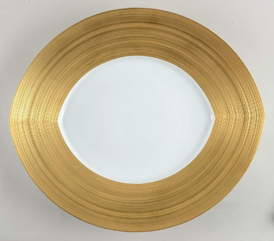 Aile or (Gold) 18" Oval Serving Platter by Jean Louis Coquet-1
