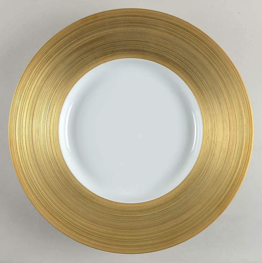 Aile or (Gold) 15" Chop Plate (Round Platter) by Jean Louis Coquet-1