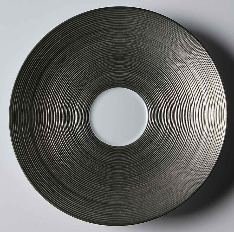 Aile Platine (Platinum) Saucer by Jean Louis Coquet-1