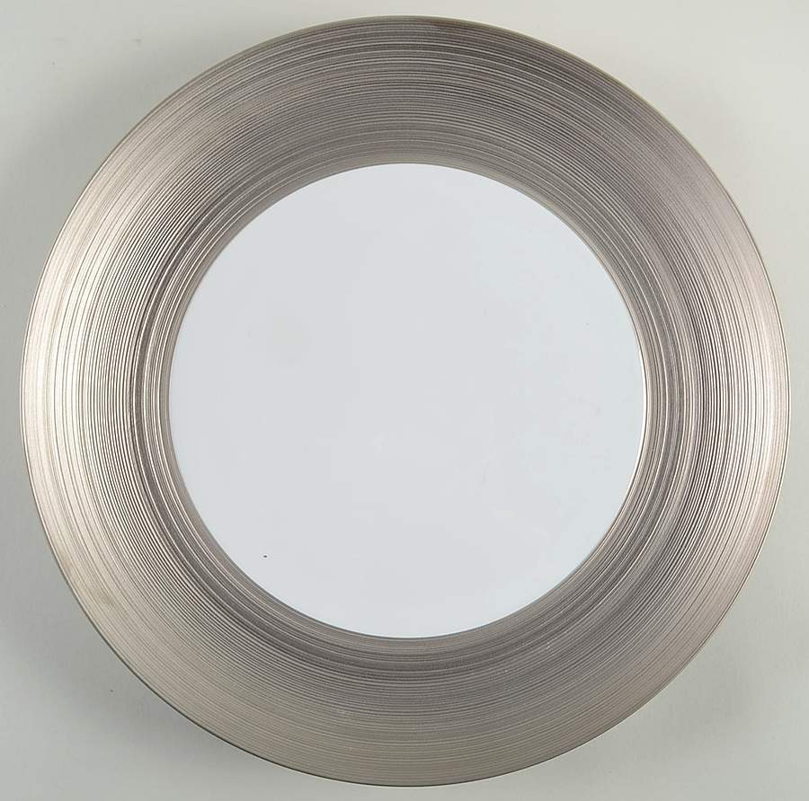 Aile Platine (Platinum) 14" Chop Plate (Round Platter) by Jean Louis Coquet-1