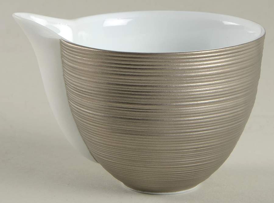 Aile Platine (Platinum) Mini Creamer No Handle by Jean Louis Coquet-1