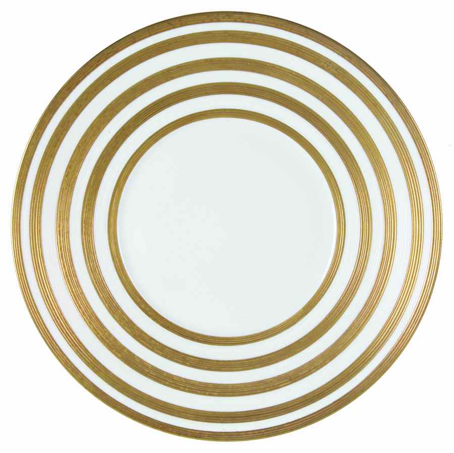 Raye or (Gold) Salad/Dessert Plate by Jean Louis Coquet-1