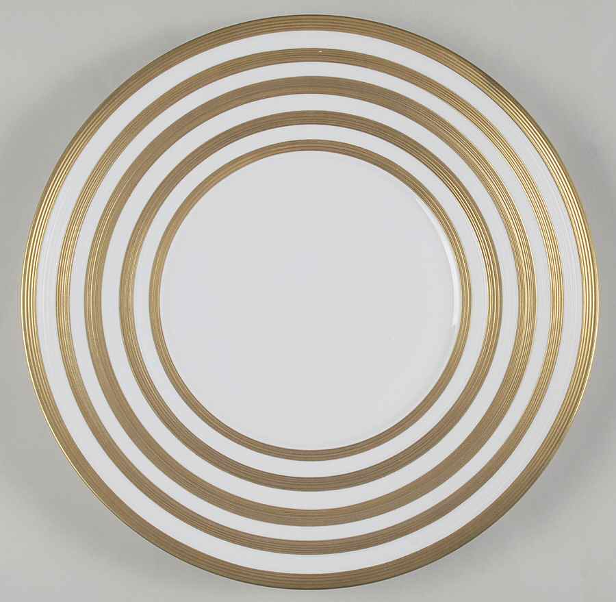 Raye or (Gold) Service Plate (Charger) by Jean Louis Coquet-1