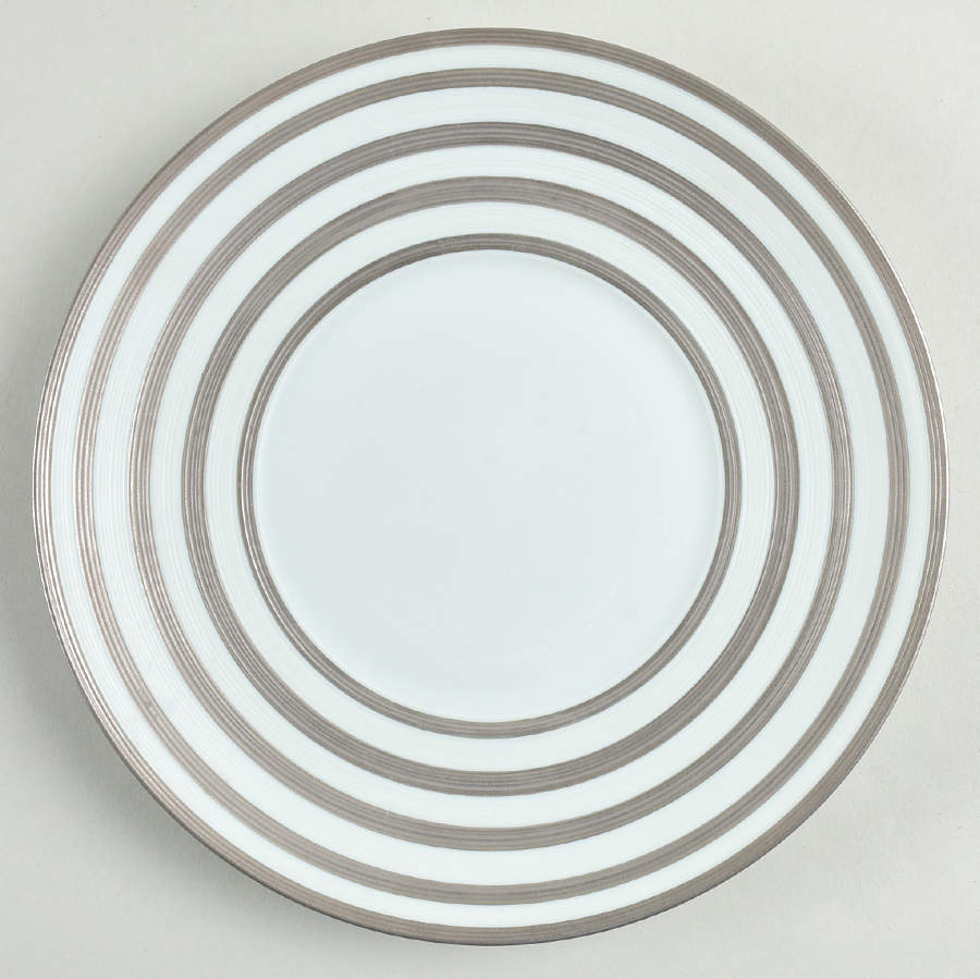 Raye Platine (Platinum) Salad/Dessert Plate by Jean Louis Coquet-1