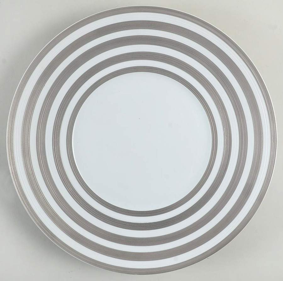 Raye Platine (Platinum) Service Plate (Charger) by Jean Louis Coquet-1