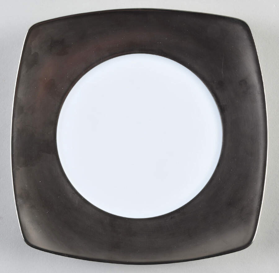 Prelude Platinum (Solid Rim) Salad/Dessert Plate by Jean Louis Coquet-1