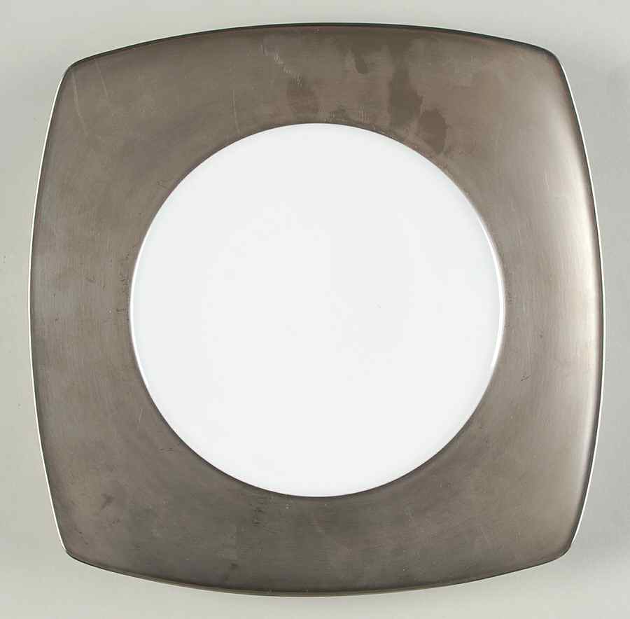 Prelude Platinum (Solid Rim) Dinner Plate by Jean Louis Coquet-1