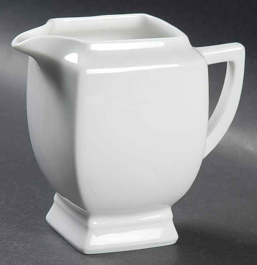 Prelude White Creamer by Jean Louis Coquet-1