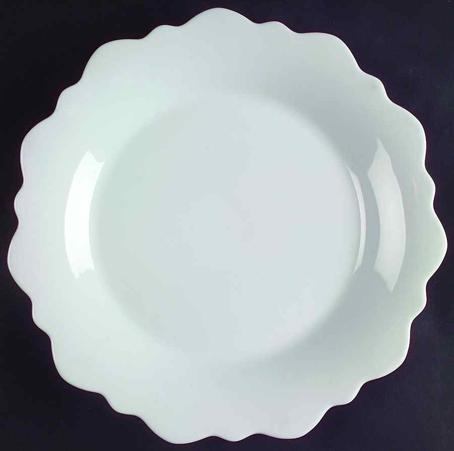 Samoa White Dinner Plate by Jean Louis Coquet-1