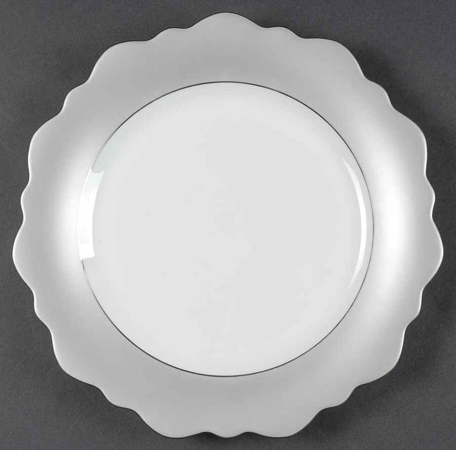 Samoa Gray Silver Dinner Plate by Jean Louis Coquet-1
