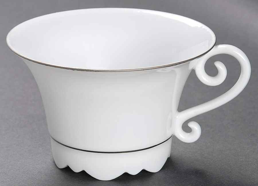 Samoa Gray Silver Flat Cup by Jean Louis Coquet-1