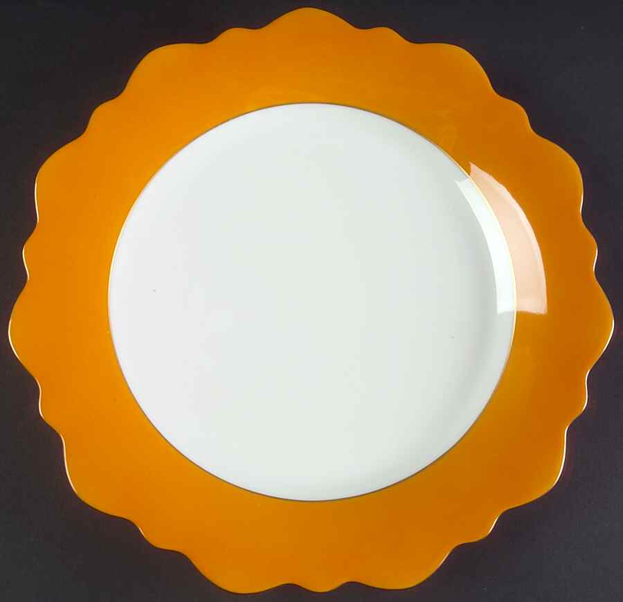 Samoa Orange Dinner Plate by Jean Louis Coquet-1
