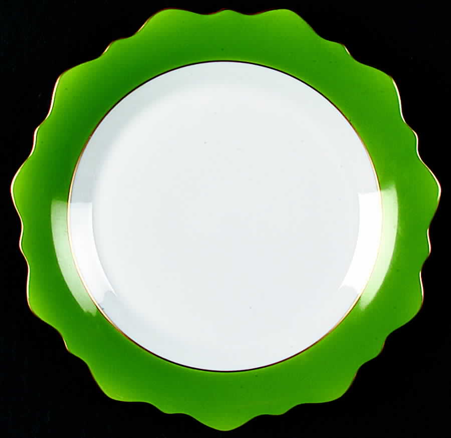 Samoa Green (Vert) Salad/Dessert Plate by Jean Louis Coquet-1