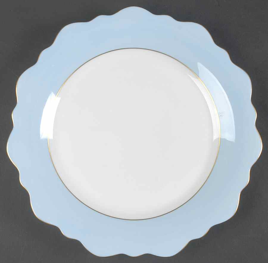 Samoa Light Blue (Bleu Pastel) Dinner Plate by Jean Louis Coquet-1