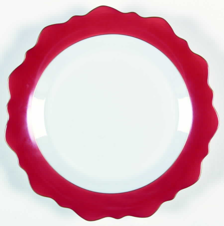 Samoa Rust (Feuille) Salad/Dessert Plate by Jean Louis Coquet-1