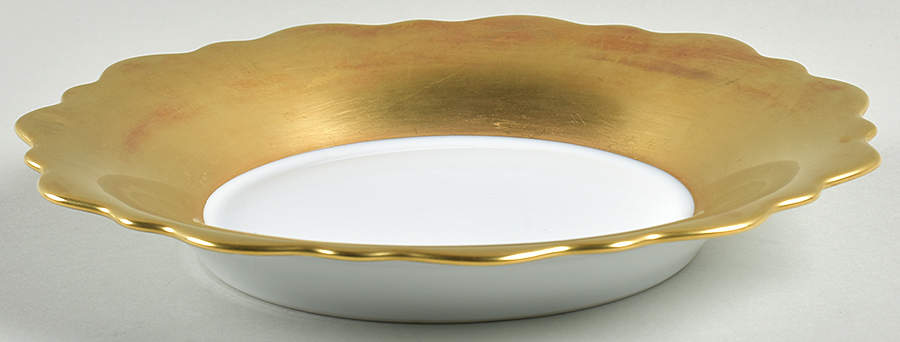 Samoa Gold (All Gold Rim) Rim Soup Bowl by Jean Louis Coquet-1