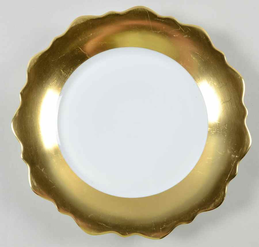 Samoa Gold (All Gold Rim) Salad/Dessert Plate by Jean Louis Coquet-1