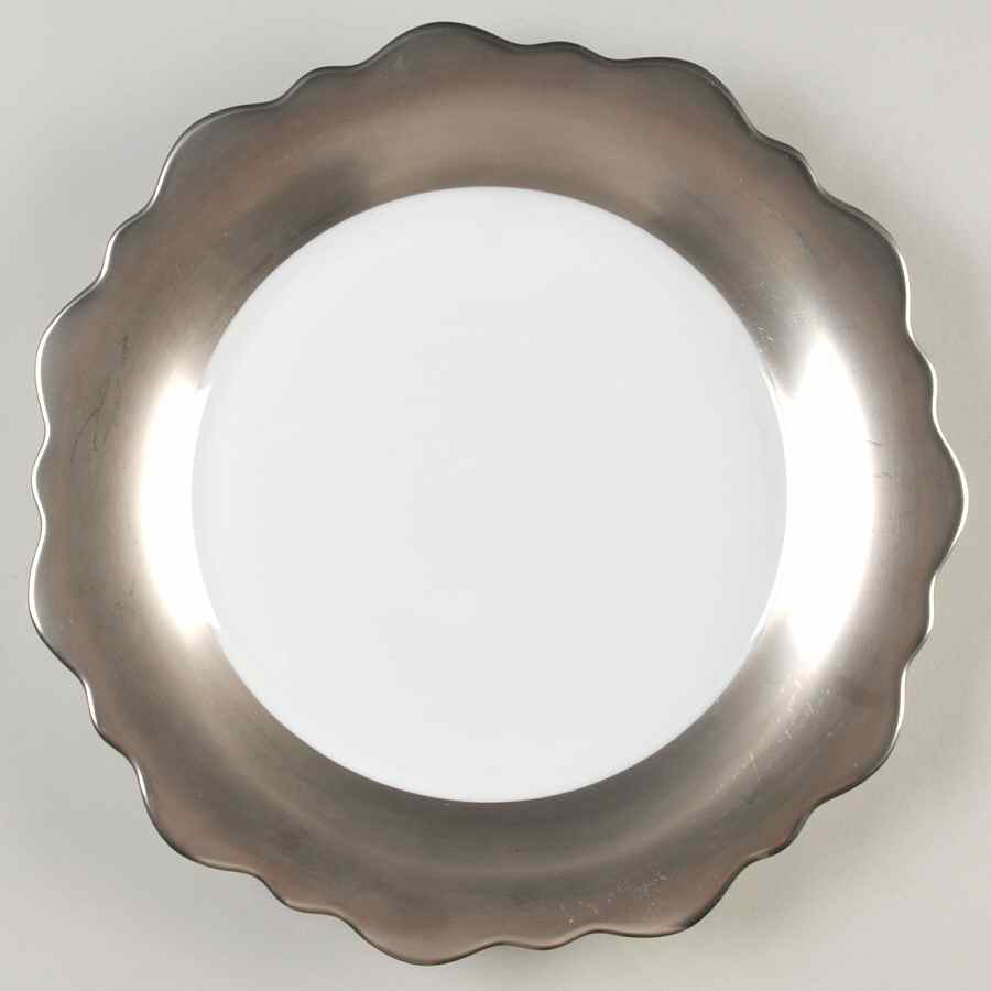 Samoa Platinum (All Platinum Rim) Dinner Plate by Jean Louis Coquet-1