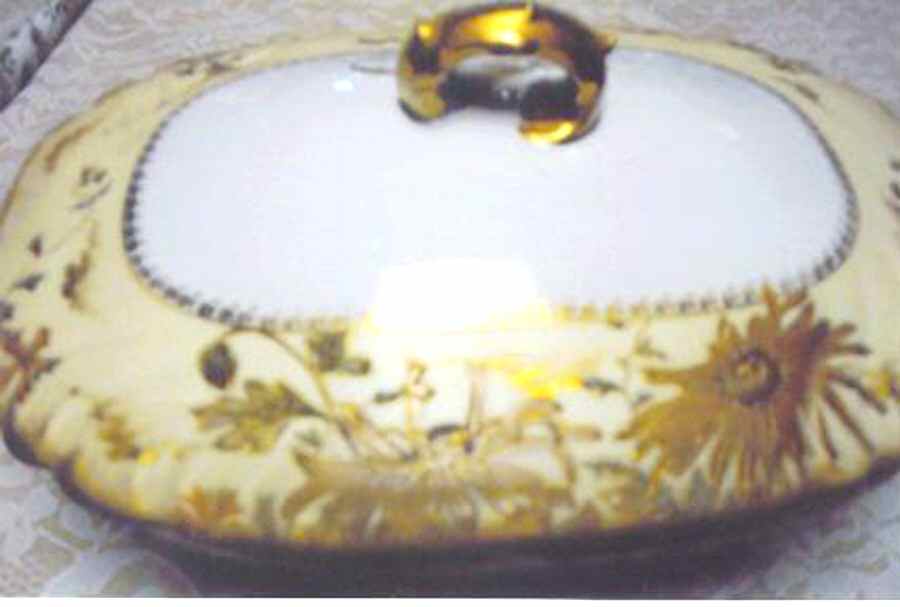 CHF890 Lid for Oval Vegetable by Charles Field Haviland-1