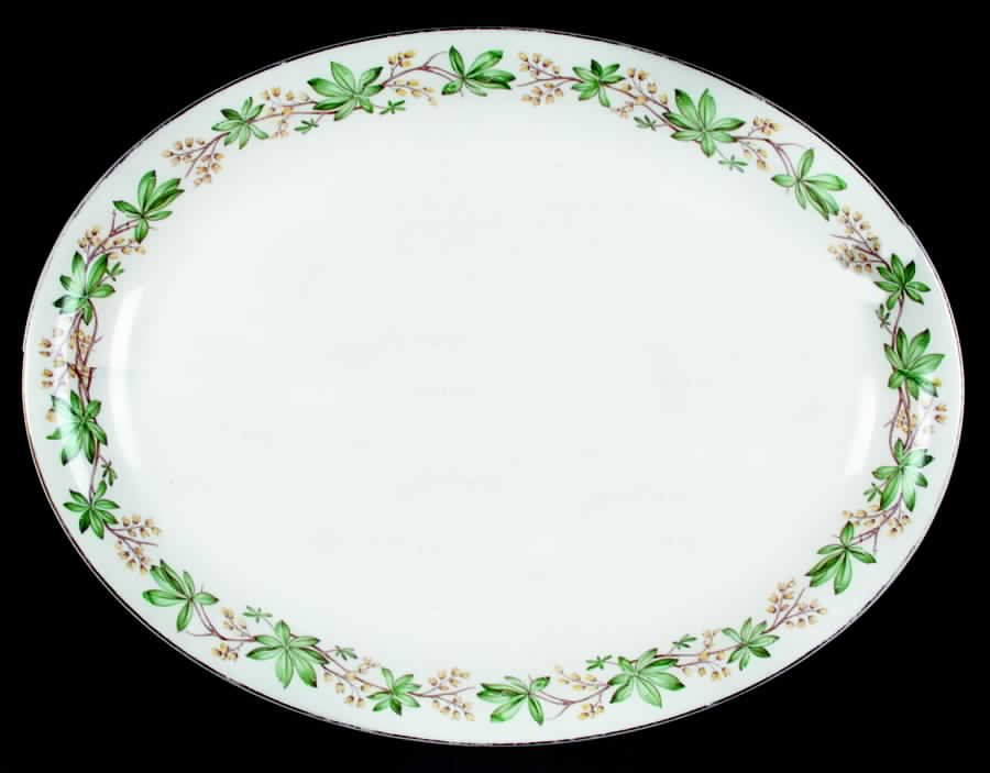 CRP122 12" Oval Serving Platter by Crown Potteries-1