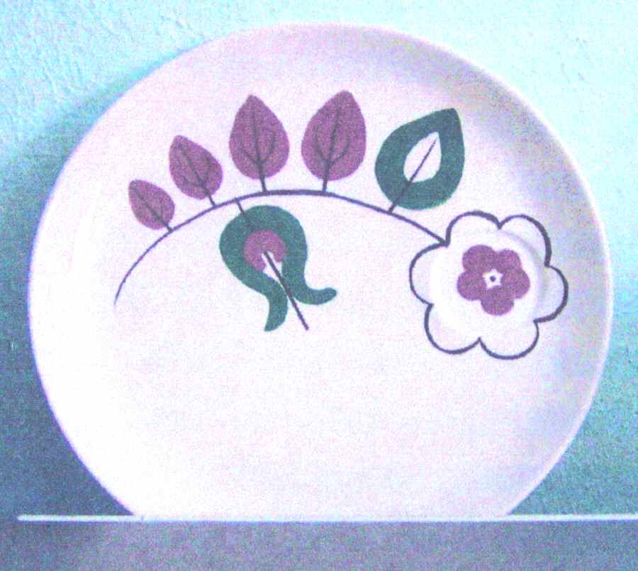 Distlefink Snack Plate by California Cleminson-1