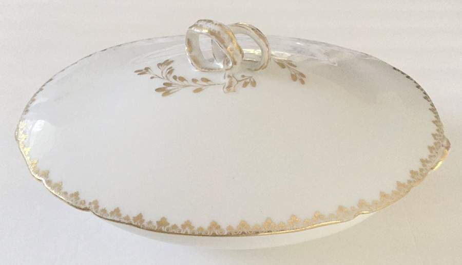 CHF891 Oval Covered Vegetable by Charles Field Haviland-1