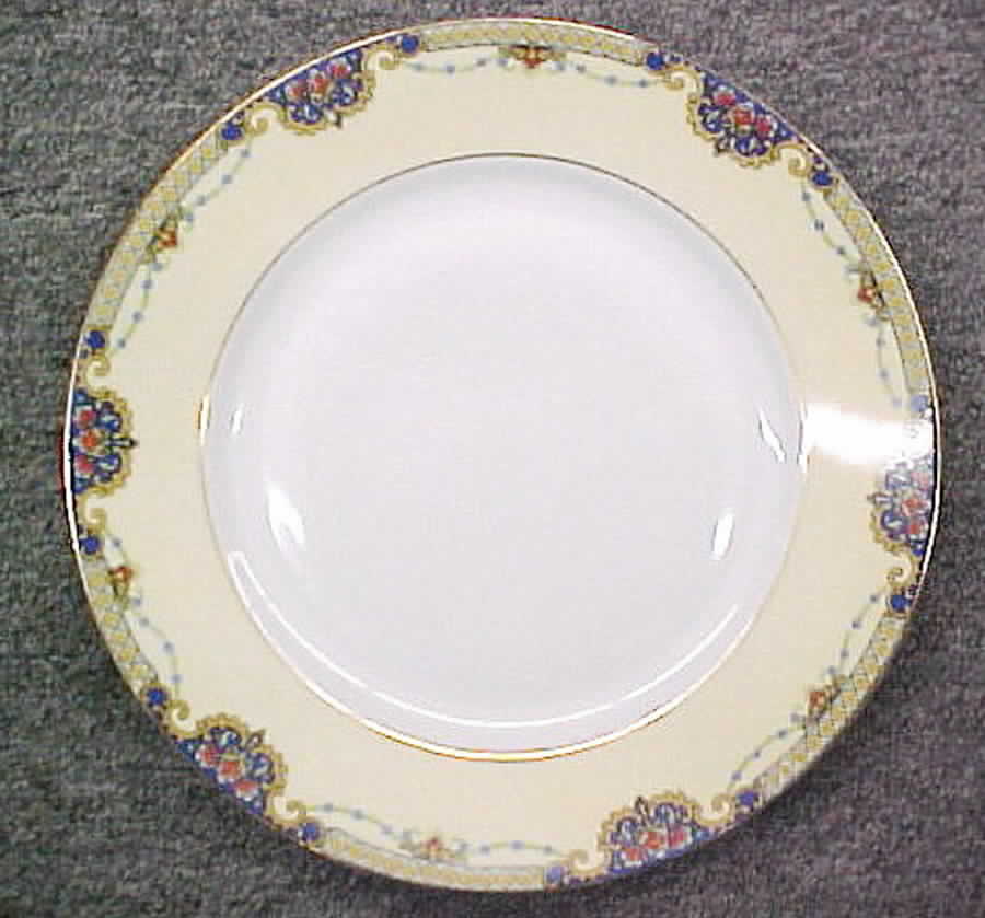 CWX5 Dinner Plate by Crown China (Czech)-1