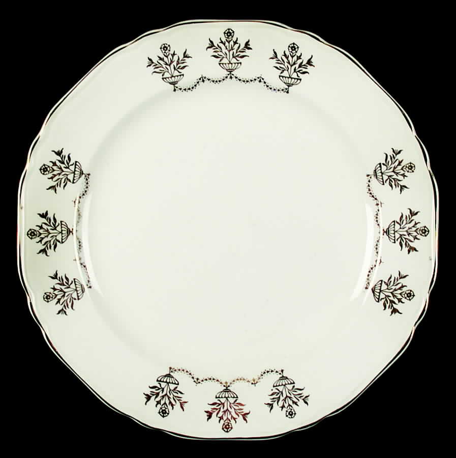 CRP123 Luncheon Plate by Crown Potteries-1