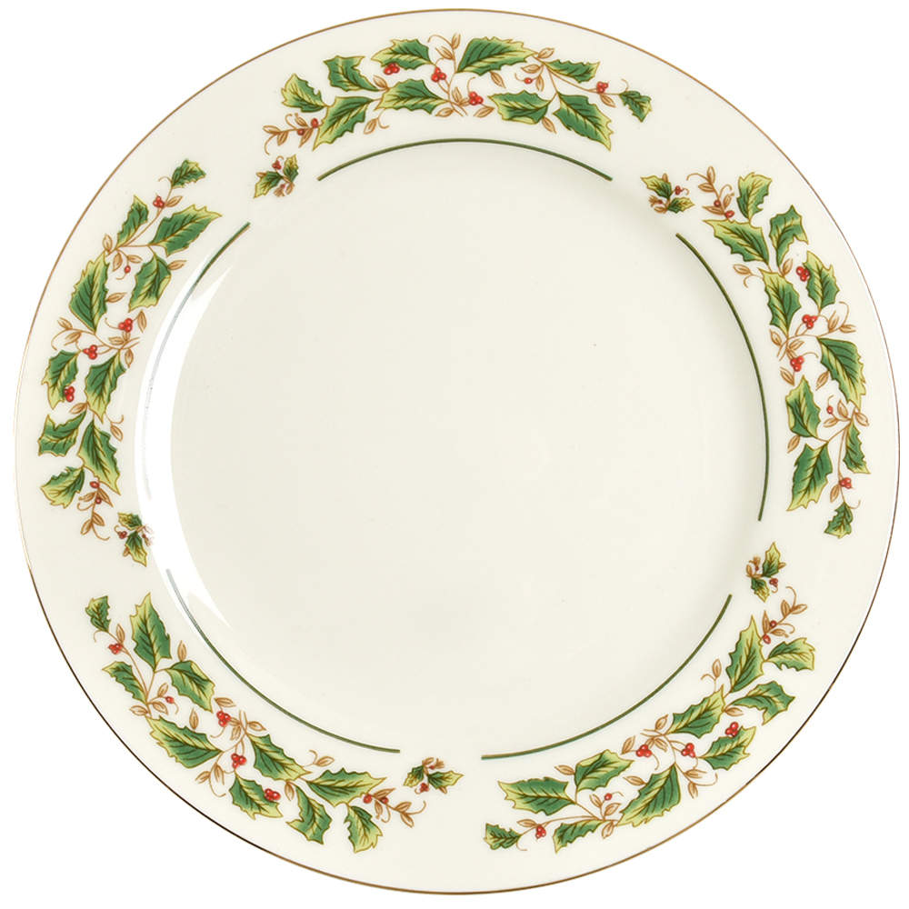 Holly Traditions Salad Plate by Cambridge Potteries-1