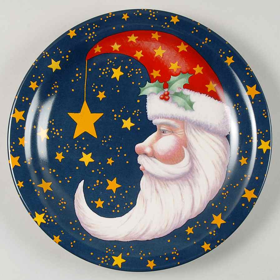 Celestial Santa Dinner Plate by Certified International-1