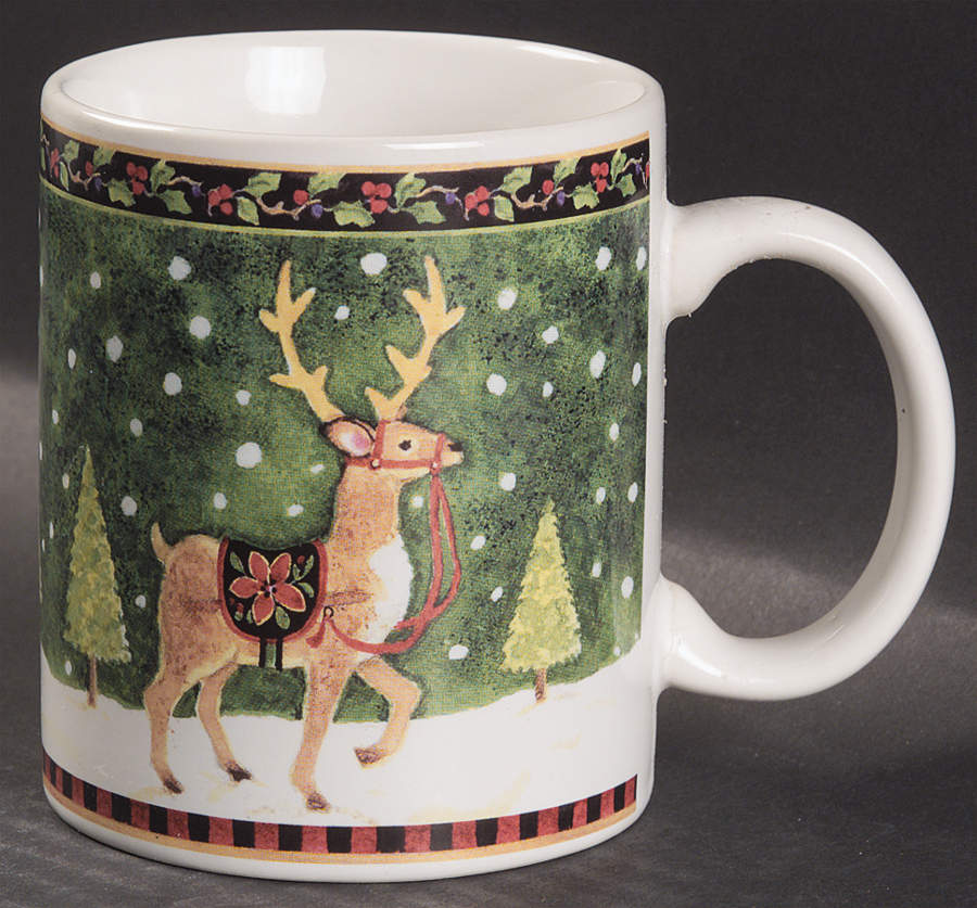 Antique Christmas Mug by Certified International-1