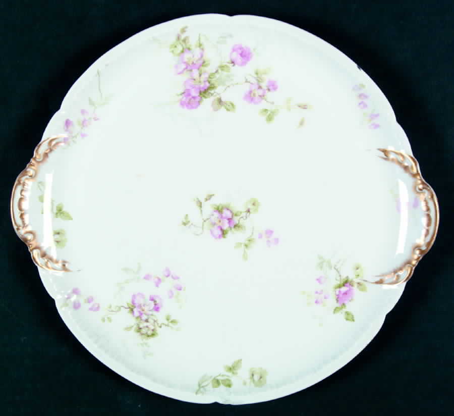 CHF906 Handled Cake Plate by Charles Field Haviland-1