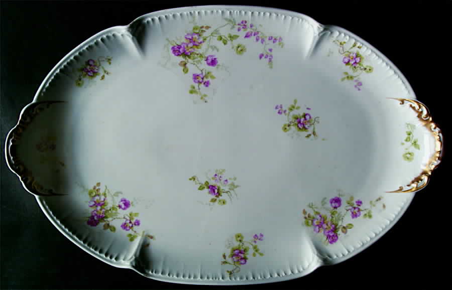 CHF906 19" Oval Serving Platter by Charles Field Haviland-1