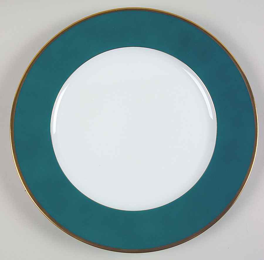 Arc En Ciel Vert Canard (Teal) Service Plate (Charger) by Charles Field Haviland-1