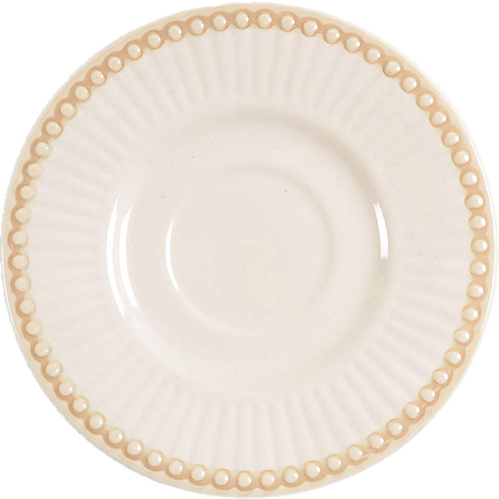 Victorian Pearls Saucer by Culinary Arts-1