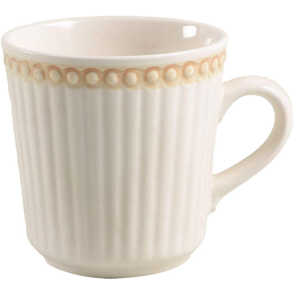 Victorian Pearls Flat Cup by Culinary Arts-1