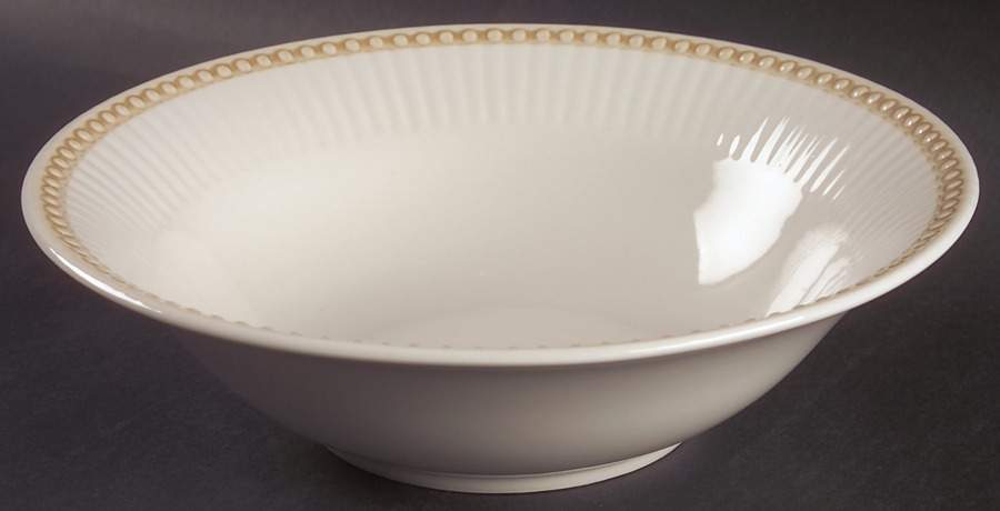 Victorian Pearls 9" Round Vegetable Bowl by Culinary Arts-1