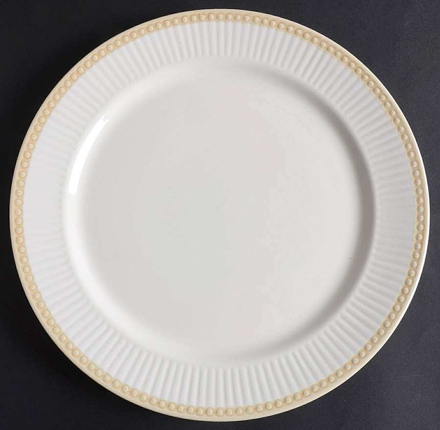 Victorian Pearls 12" Chop Plate (Round Platter) by Culinary Arts-1