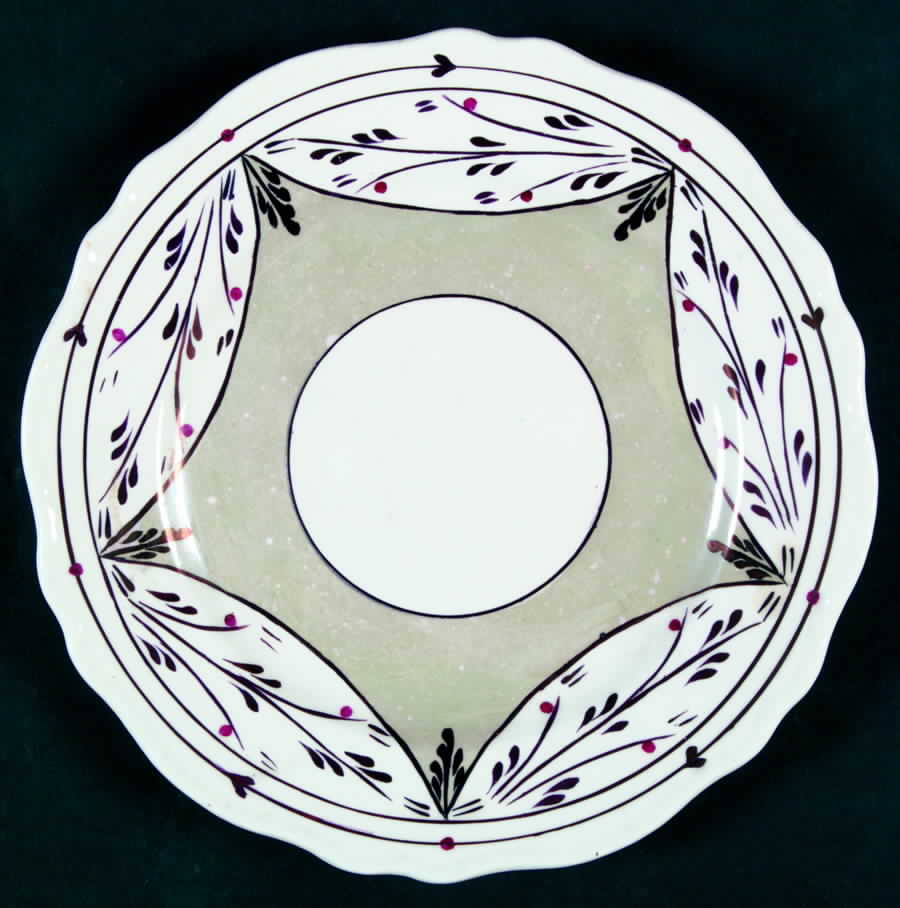Ruskin (Green) Salad Plate by Cumbow-1