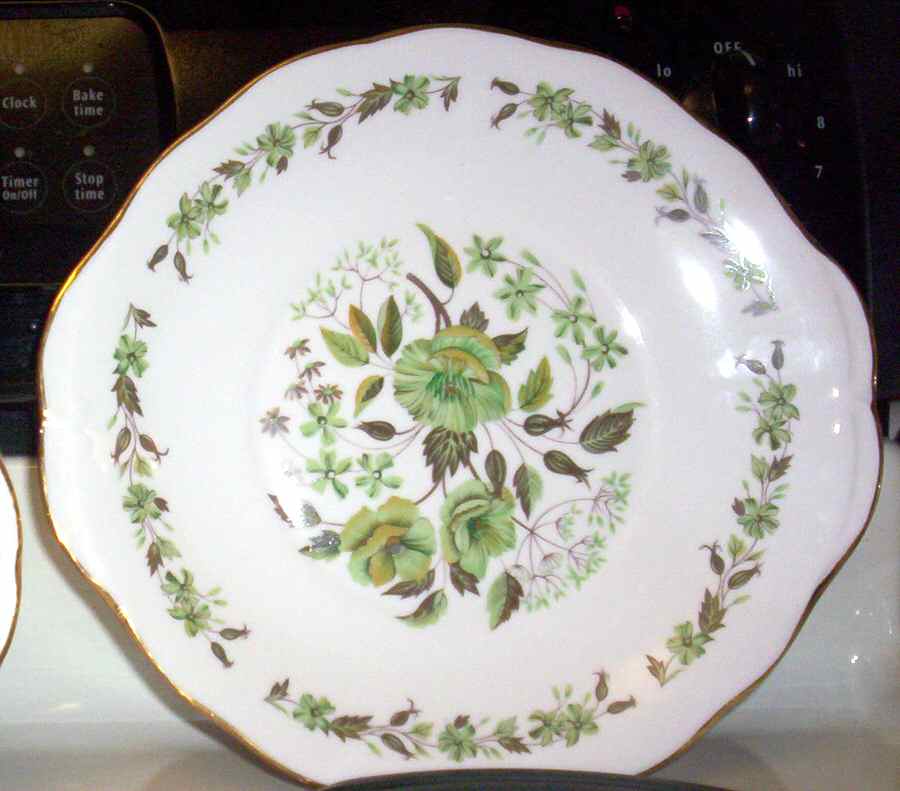 C671 Handled Cake Plate by Colclough-1